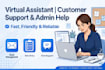 provide professional customer service and data entry