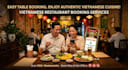 help you make restaurant reservations in vietnam