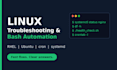 fix linux server issues and automate tasks with bash scripts