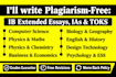 do ib extended essay and ib ias editing, improvements and feedback