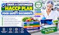 create a customized haccp plan and food safety documents