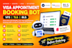 develop booking appointment bot,vfs slot watchers bot,booking bot