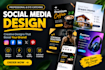 design professional social media posts