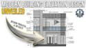 design 2d front elevations in detail
