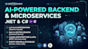 build ai powered backend microservices using dotnet