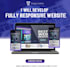 develop a custom, responsive website