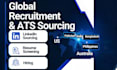do global candidate sourcing and resume screening