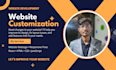 customize modify and enhance your website