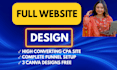 design a high converting funnel website for cpa