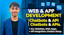 develop full stack websites, e commerce, and ai apps from scratch