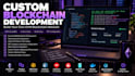 develop a custom evm blockchain with its own network