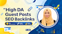 provide high authority guest posting service