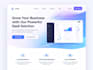 a modern responsive landing page using react