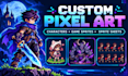 create custom pixel art characters and game sprites