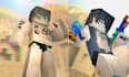 create cinematic minecraft server trailer animation intro promo video and logo
