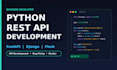 develop python rest apis using fastapi or django