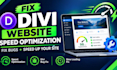 fix divi website, divi speed optimization, divi bug fix, divi site slow loading