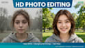 edit face, change background, and hairstyle in HD