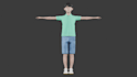 sculpt 3d model for characters, objects, and props