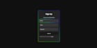 code a modern animated darkmode login and register form