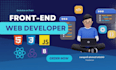 create a responsive front end website using HTML CSS javascript