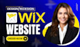 do wix website design and wix redesign with booking and ecommerce setup