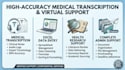 do data entry, medical transcription, admin support