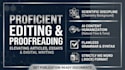 meticulously copyedit and proofread your document