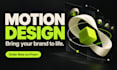 do punchy video editing and motion graphics ad