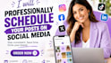 professionally schedule your posts on social media
