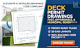 create deck permit drawings
