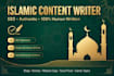 write SEO optimized islamic articles and blog posts