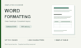 format short simplified chinese word documents