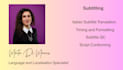 create, translate or edit professional subtitles
