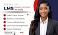 build online course lms website, elearning website using tutorlms, moodle PPT