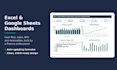 build an excel or google sheets dashboard
