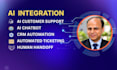 build ai customer support and ticketing integration