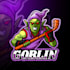 create an awesome beautiful goblin logo