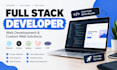 do website development as full stack web developer, backend, front end developer