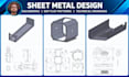 create sheet metal design and drawings