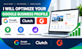 optimize google business profile, clutch gmb g2 profiles