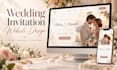 design a beautiful responsive wedding invitation website