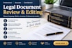 review, edit, proofread, and professionally format legal contracts