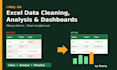 excel data cleaning, data analysis, and data visualization
