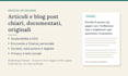 write engaging blog posts and articles in italian