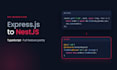 migrate your express js API to nestjs with full feature parity