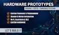 create hardware prototypes, arduino programming, esp32, embedded systems
