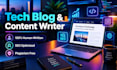 write tech blogs, tech articles and technology content