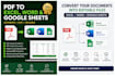 Convert pdf to excel and word with accurate formatting by Riazsalarzai1 ...