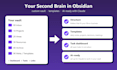 set up your obsidian second brain with claude ai
